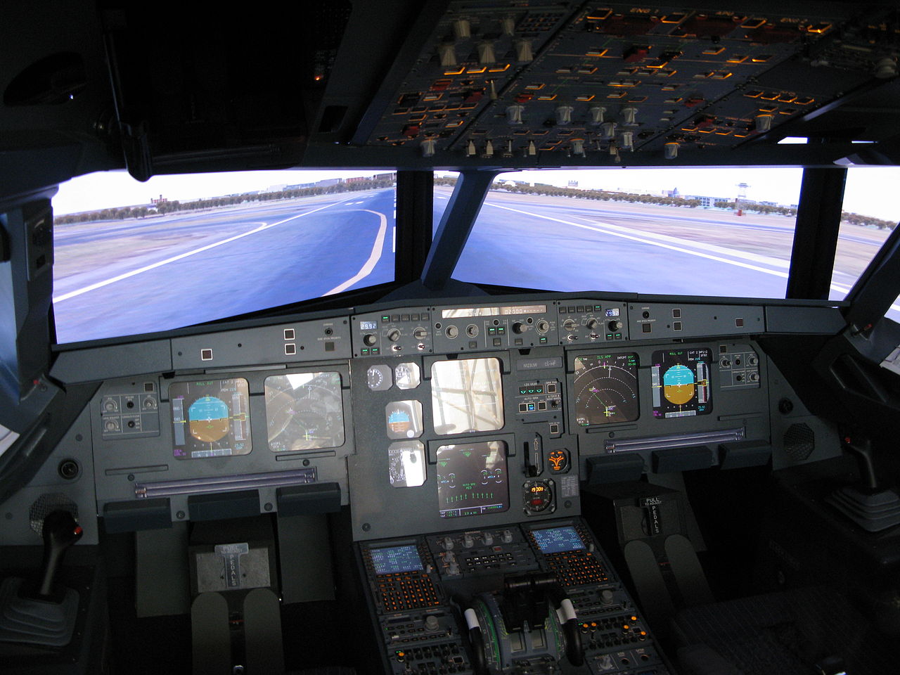 A320 glass cockpit software software